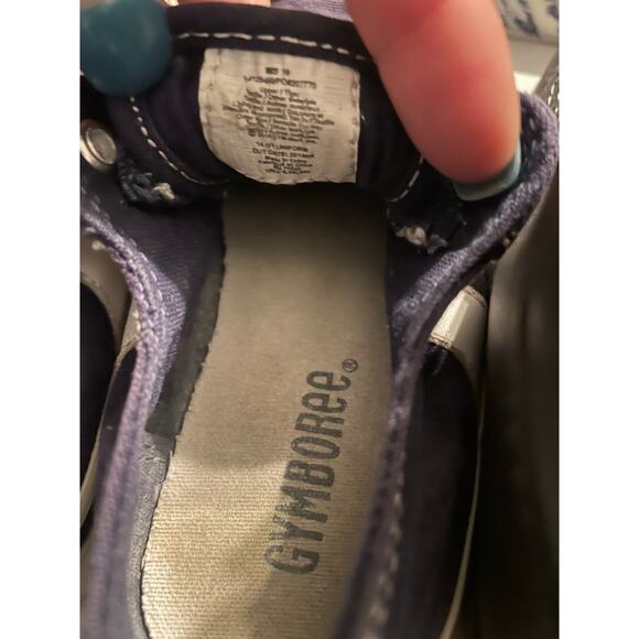 Osh Kosh gray construction 'work' boots & gymboree slip on casual shoes boys 10 - Picture 7 of 8